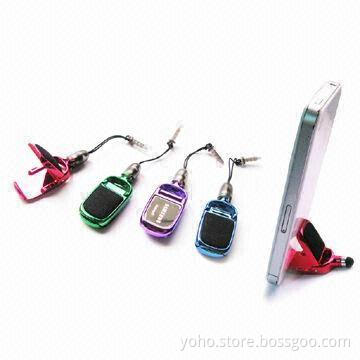 Exquisite Feather Screen Cleaners, Made of Microfiber on Front + Gel on Back, Suitable for iPhone 4